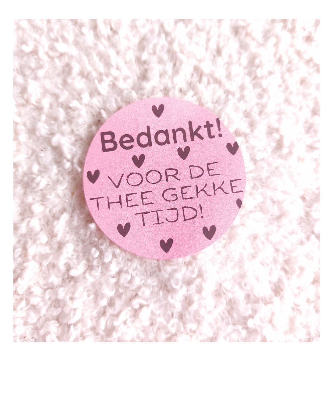 Bedankt voor de THEE gekke tijd
