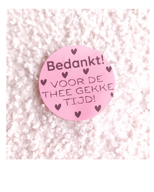 Bedankt voor de THEE gekke tijd