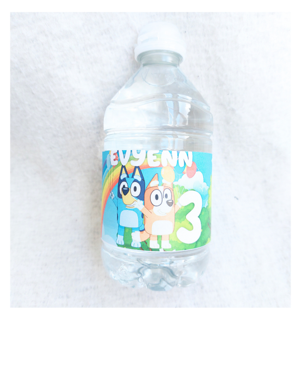 Bluey Waterlabel