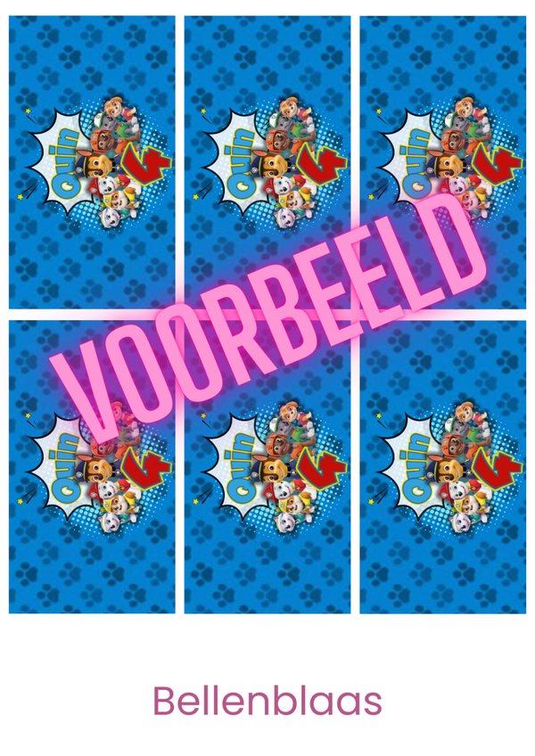 Paw Patrol Bellenblaas wikkel