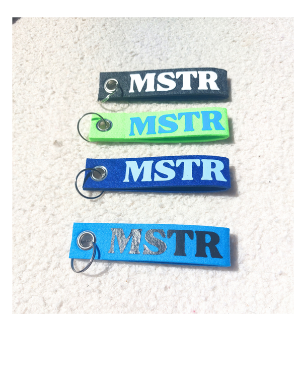 Vilten sleutehanger JUF/MSTR