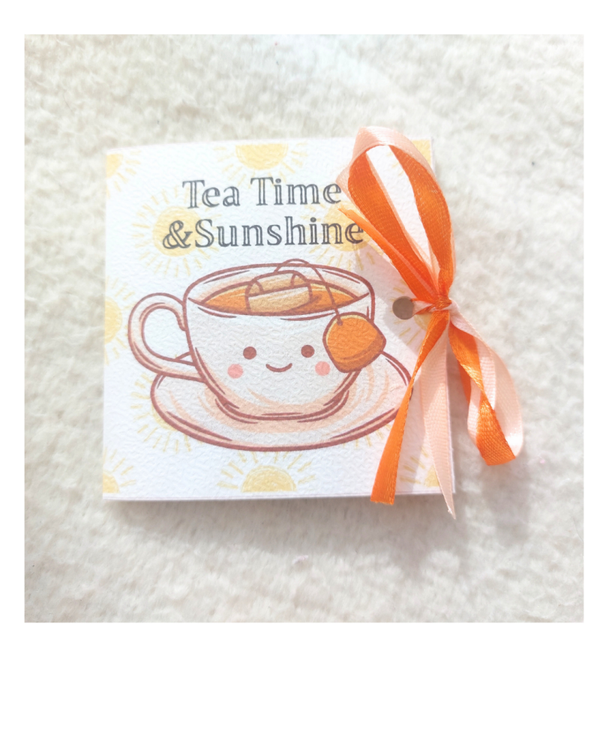 Theekaartje; TEA time & Sunshine