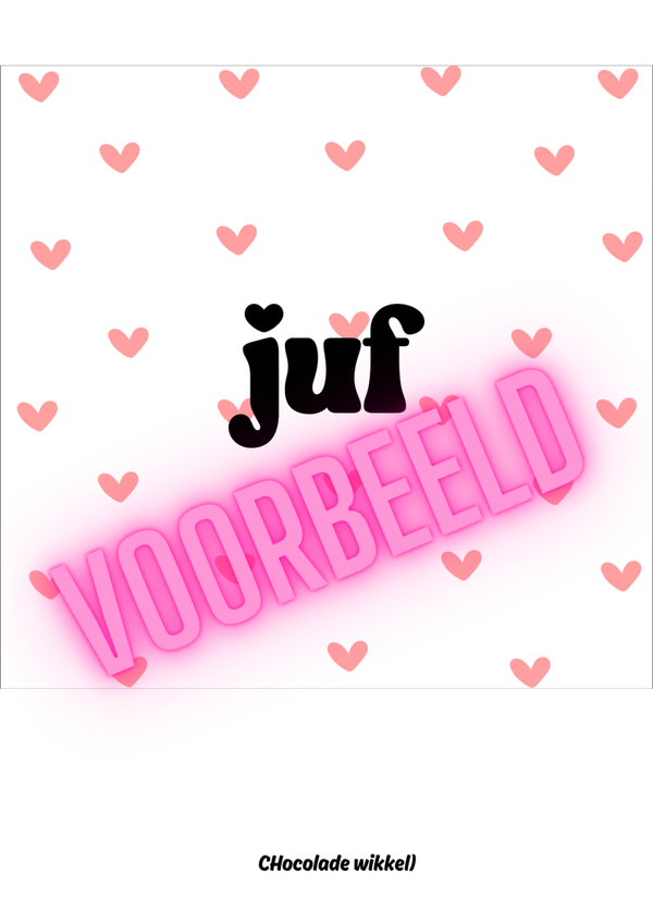 Chocolade reep wikkel JUF