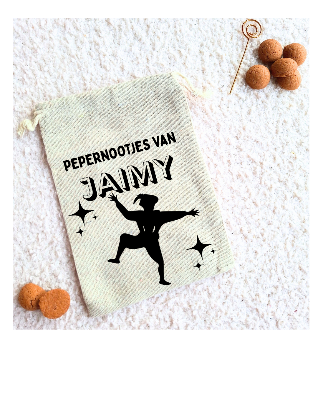 SINT Pepernoten zakjes met naam