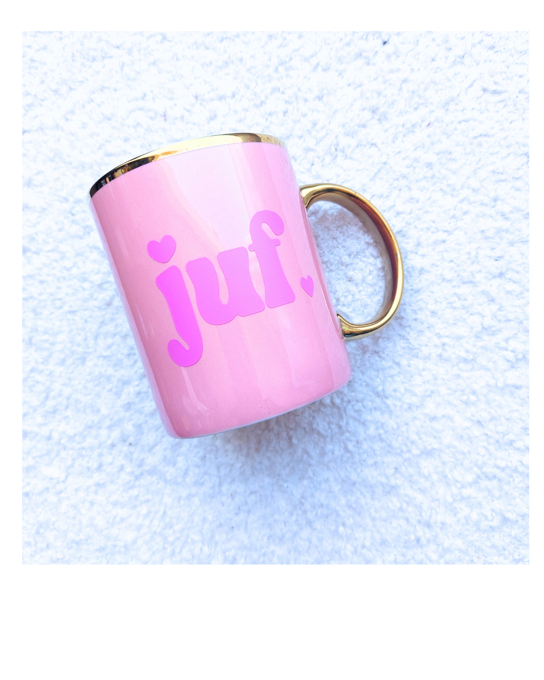 Mok gouden rand, Juf/Meester