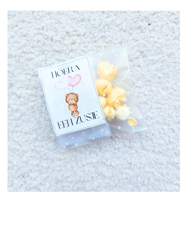 Label Hoera een Zusje, Beer Ballon