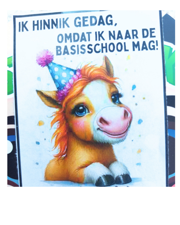 Label ik HINNIK er van door