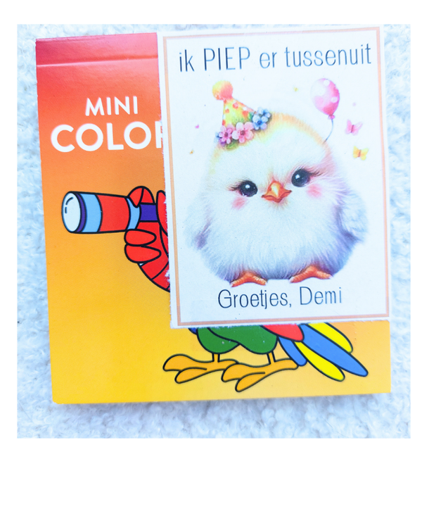 Label Ik PIEP er tussenuit