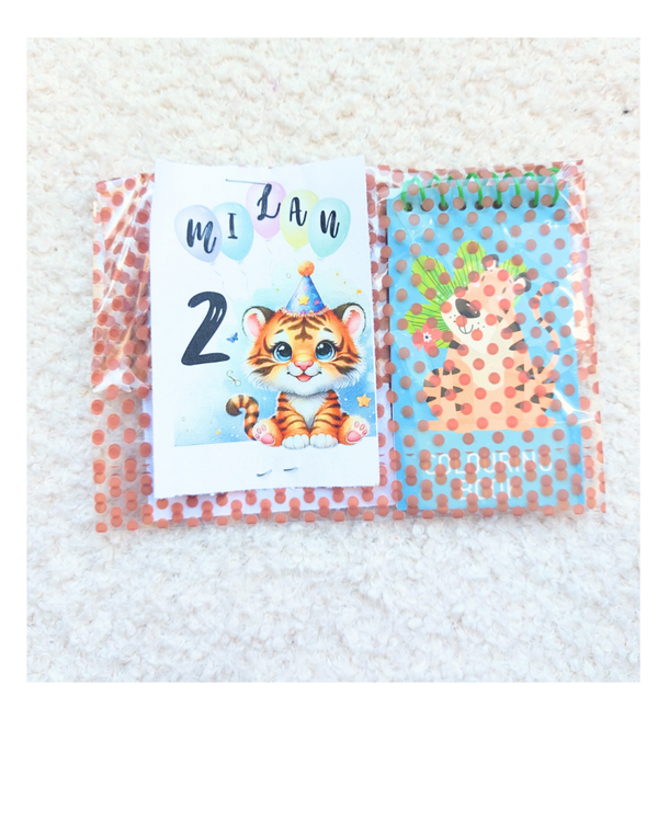 Label Tijger + Ballonnen (4 jaar)