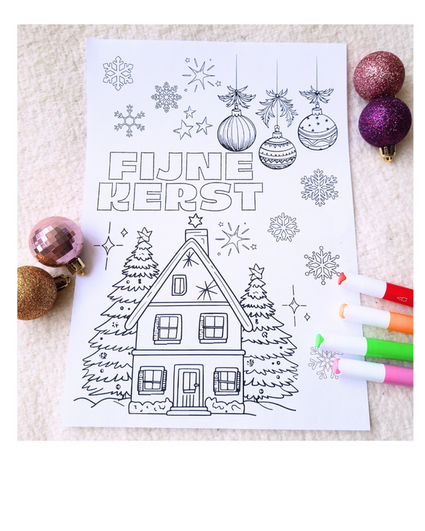 Kerst Kleurplaat