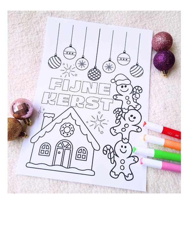 Kerst Kleurplaat