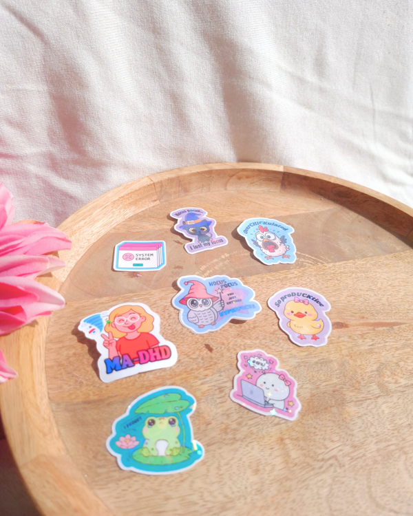ADHD Girlie Sticker Pack