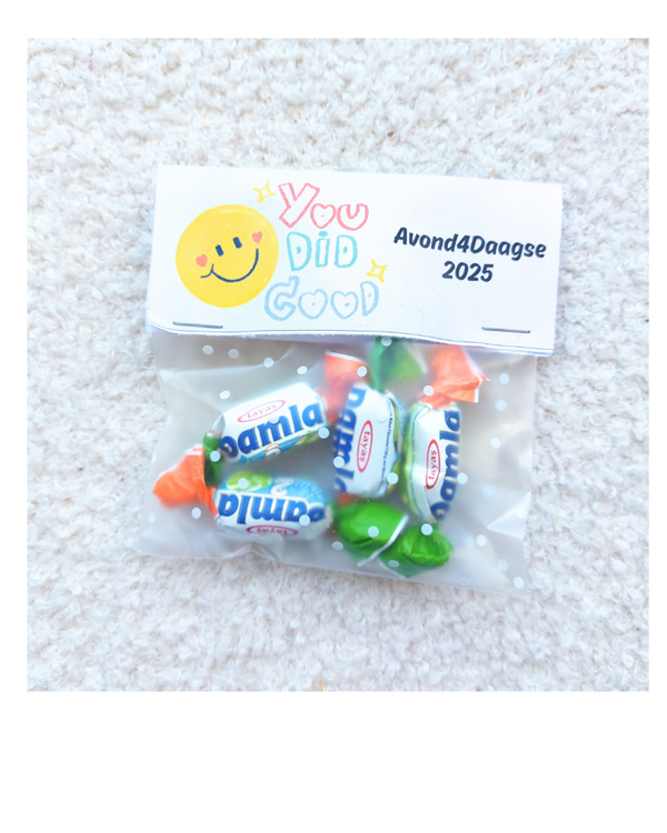 Etiket snoepzakje GOOD