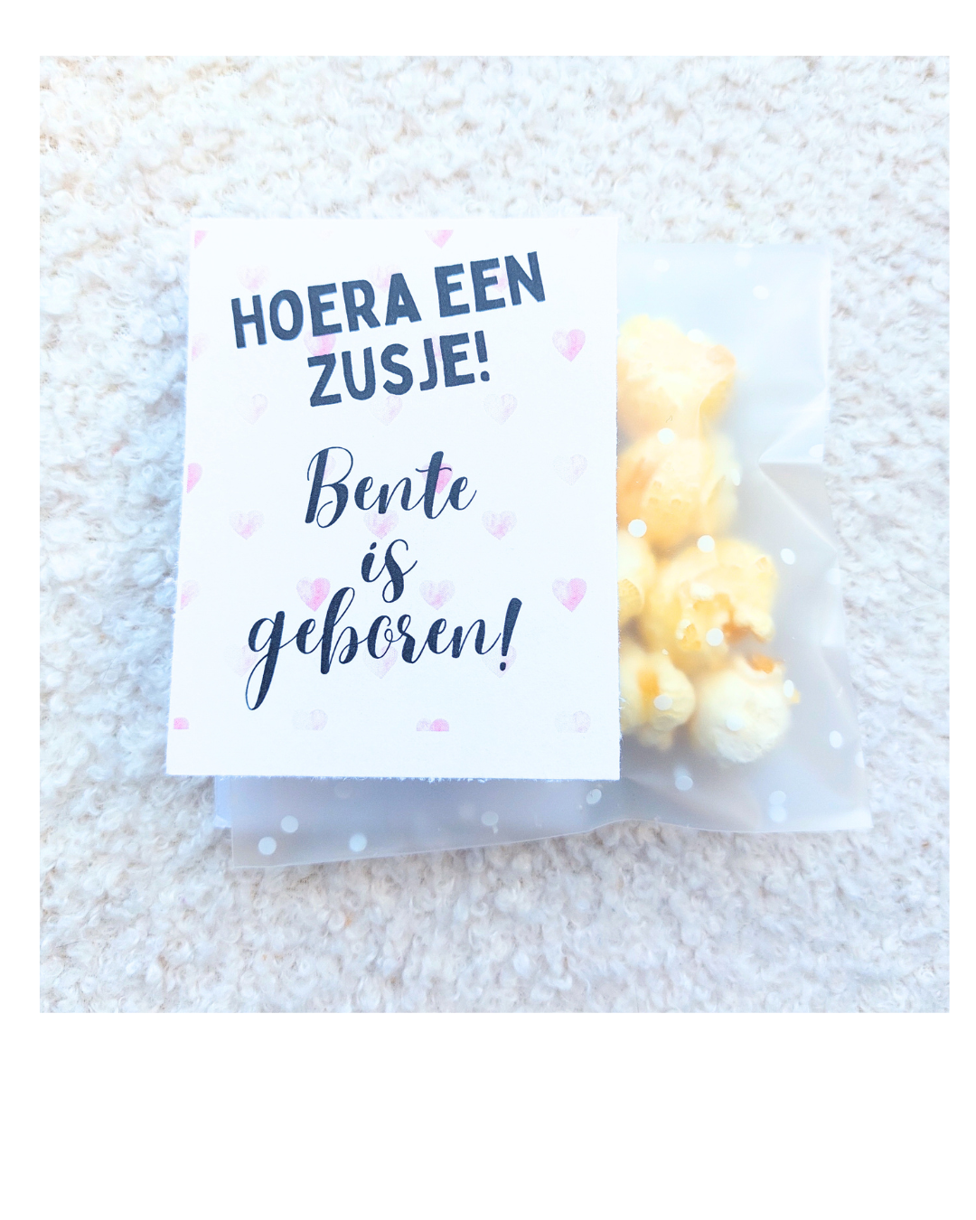 Label Hoera een Zusje, Hartjes