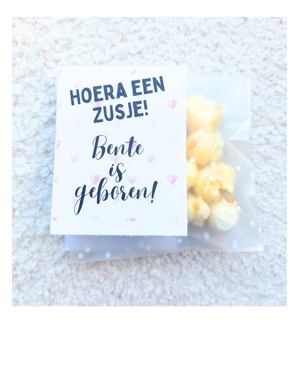 Label Hoera een Zusje, Hartjes