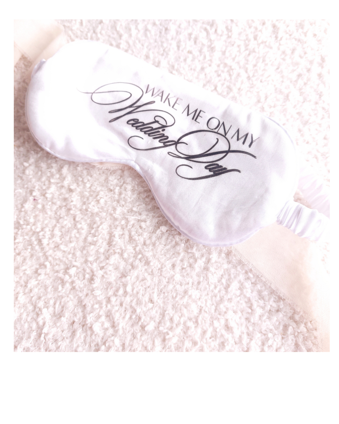 Oogmasker WAKE ME ON MY WEDDING DAY