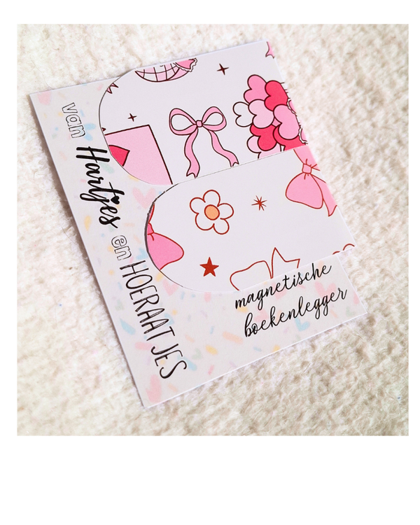 Magnetische Strik boekenleggers (set van 2 )