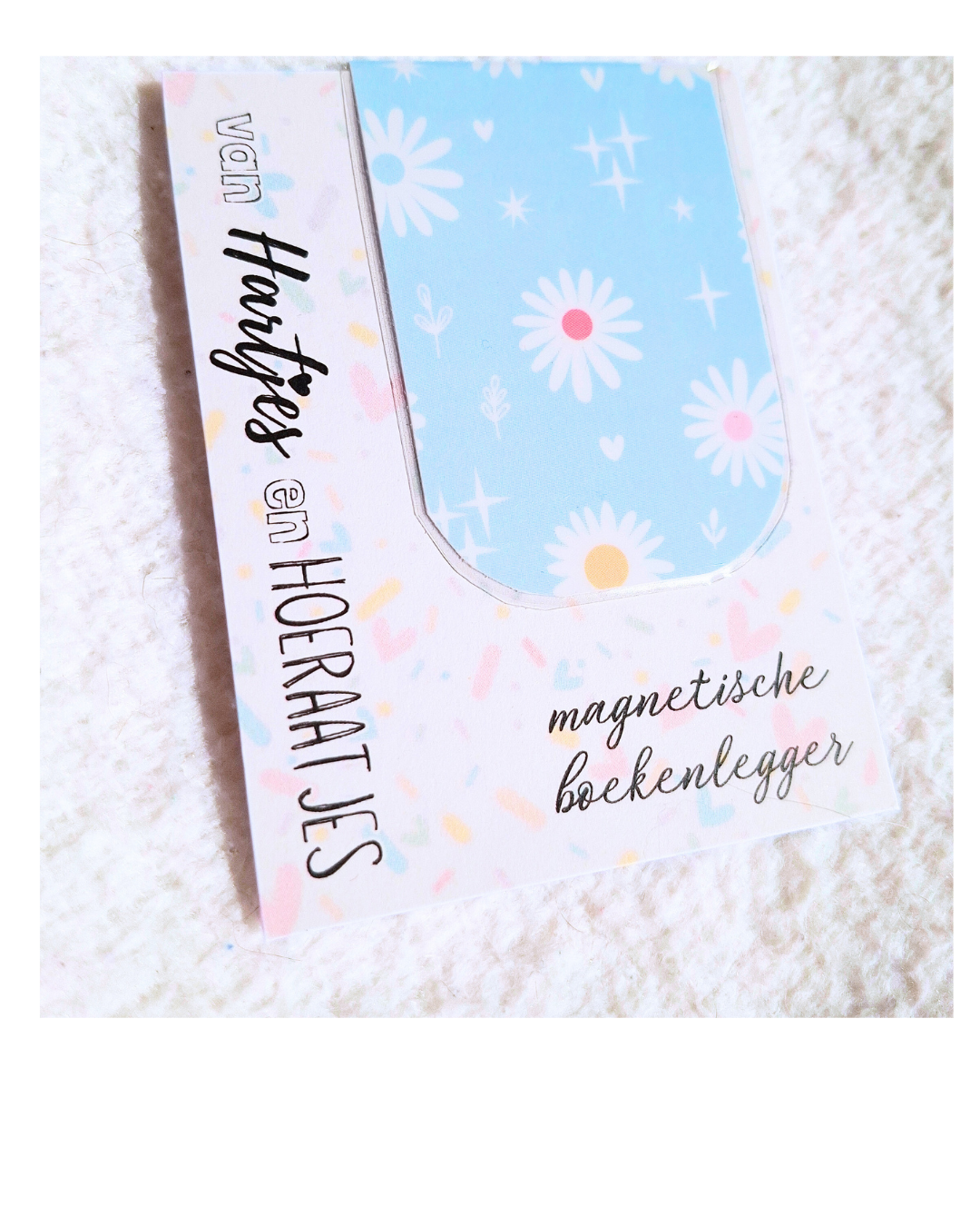 Magnetische boekenlegger bloemen