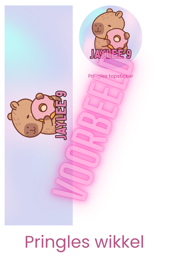 Pringles wikkel Capybara