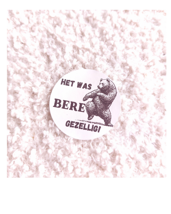 Het was BERE-gezellig!