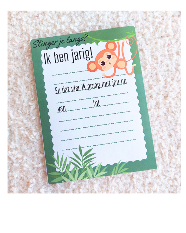 Uitnodiging "Aapje"