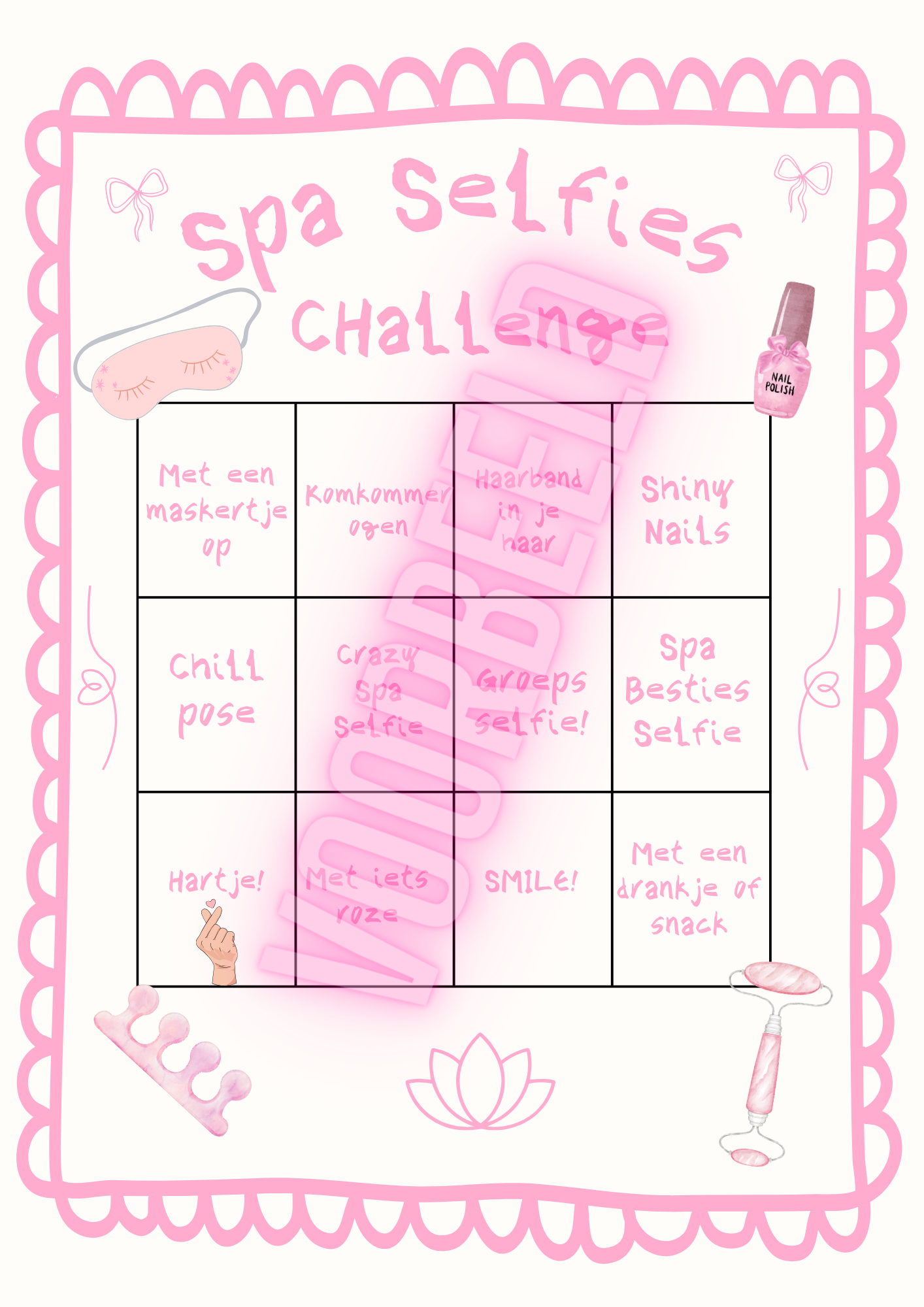 SPA @ Home Party SELFIES CHALLENGE