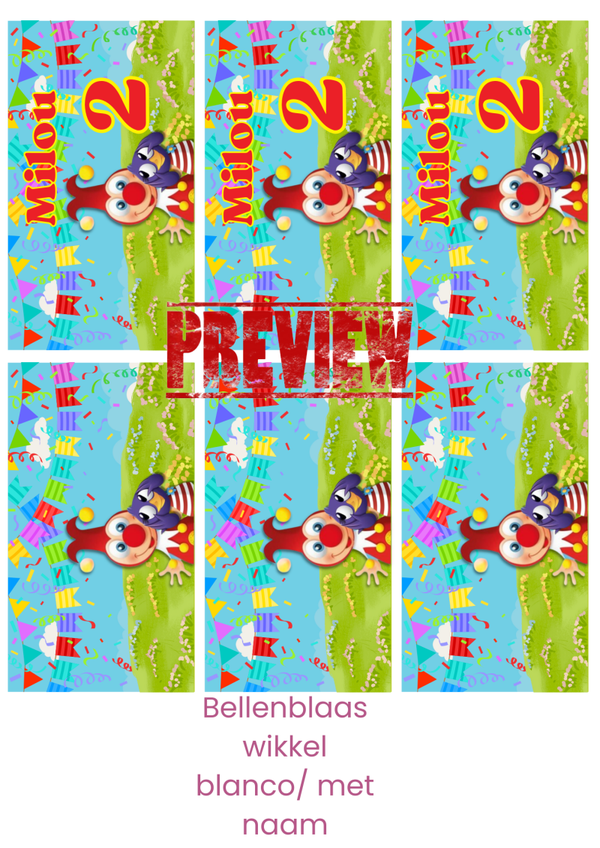 Jokie & Jet bellenblaas wikkel