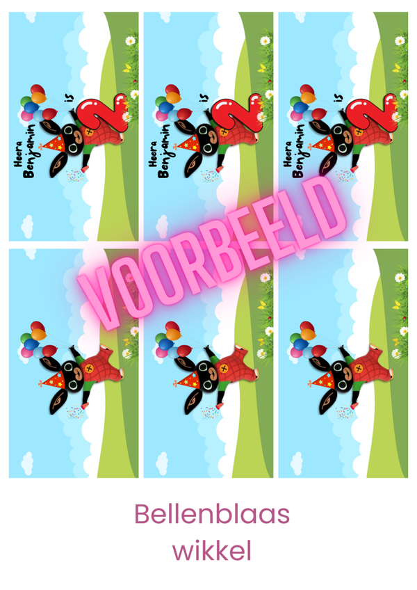Bing Bellenblaas wikkel