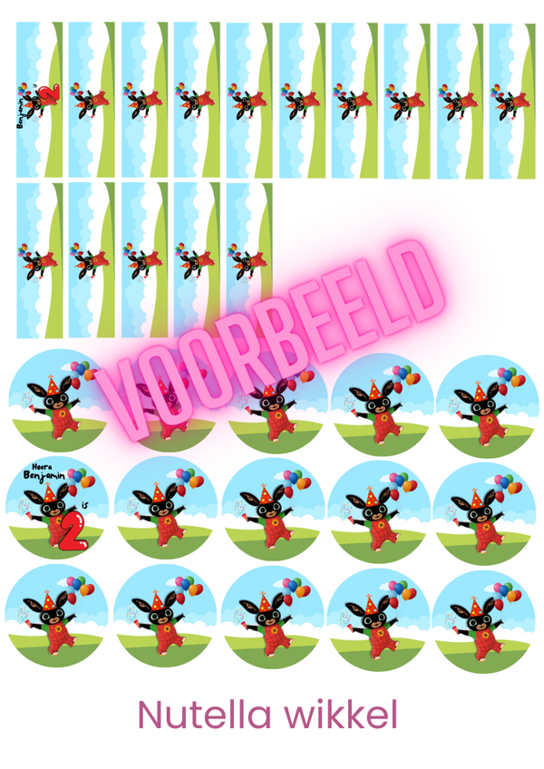 Bing Mini Nutella wikkels