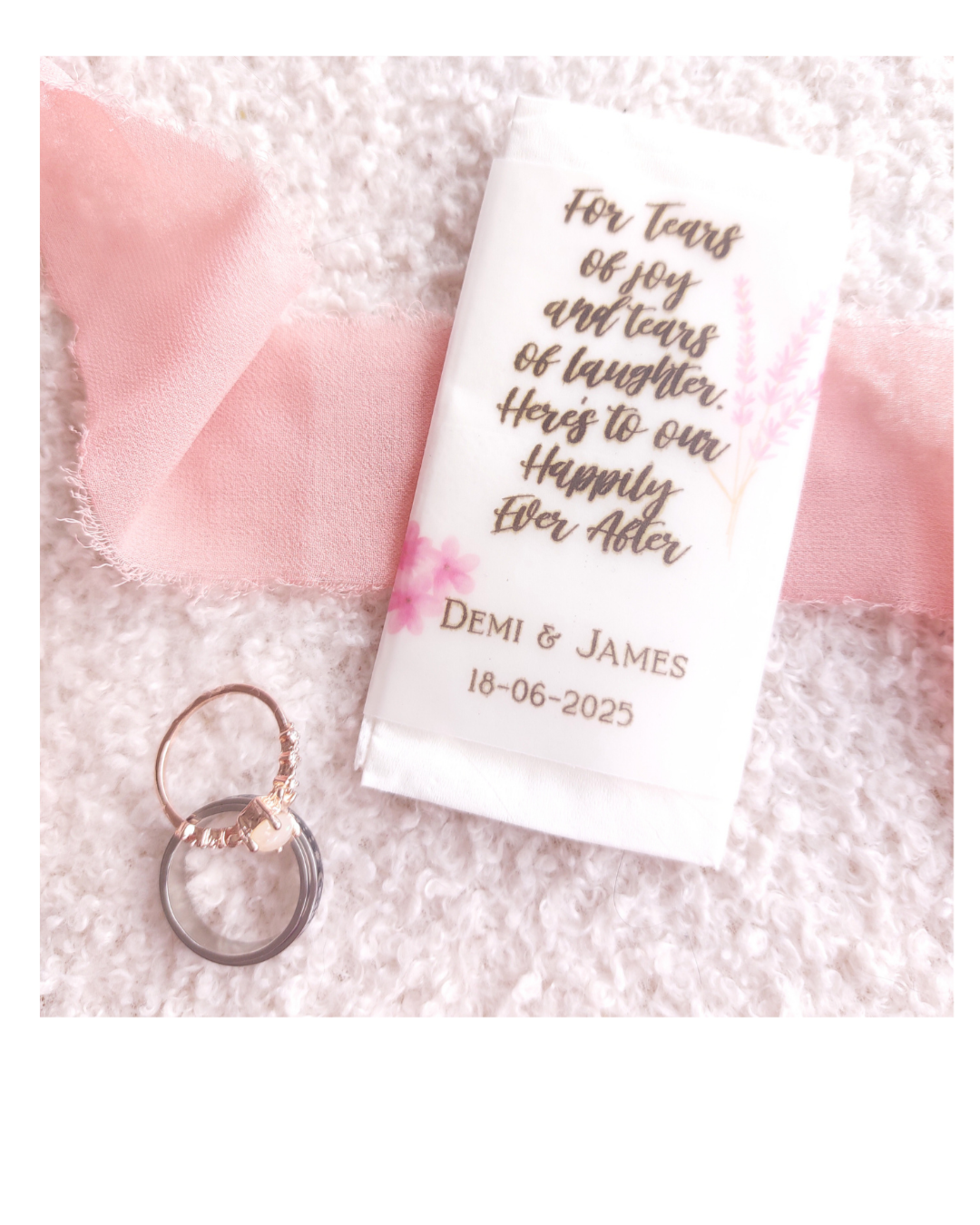 Tissue houders + tekst