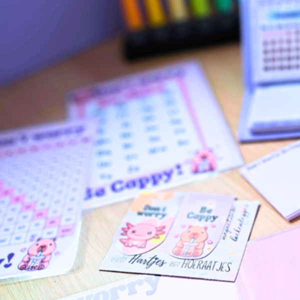 Spelend leren set Cappy & Axl (set van 2)