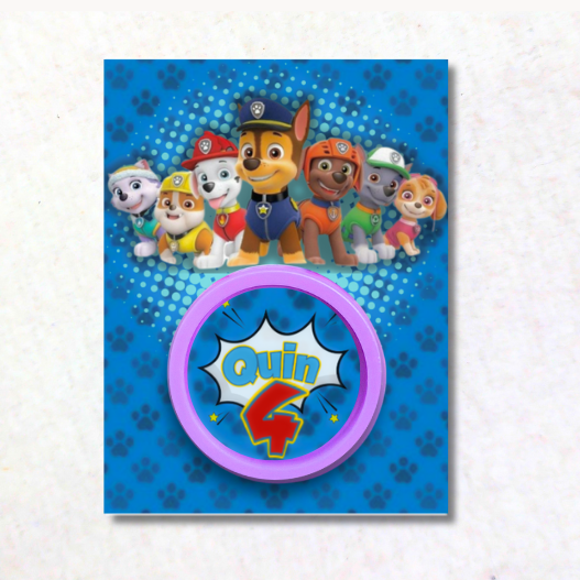 Kaartje met mini klei potje (meerdere thema's beschikbaar)