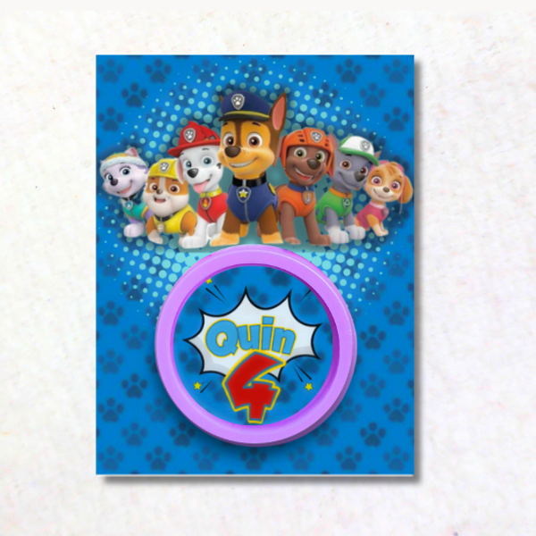 Kaartje met mini klei potje (meerdere thema's beschikbaar)