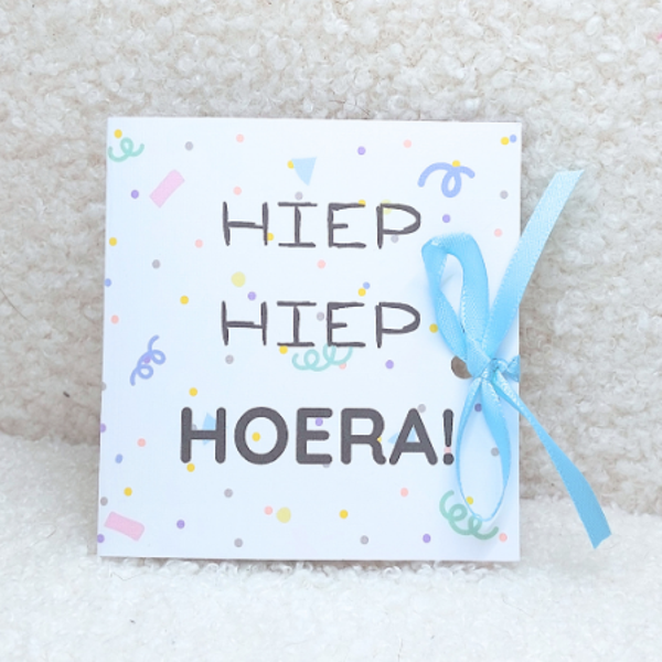 TheeKaartje Hiep Hiep Hoera