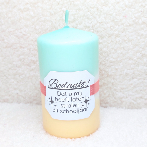 Kaars(en) voor juf of meester