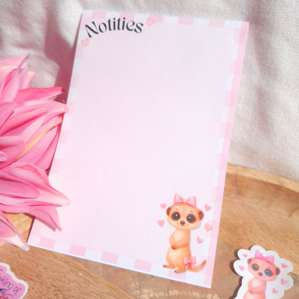 Cutie stokstaartje Notes
