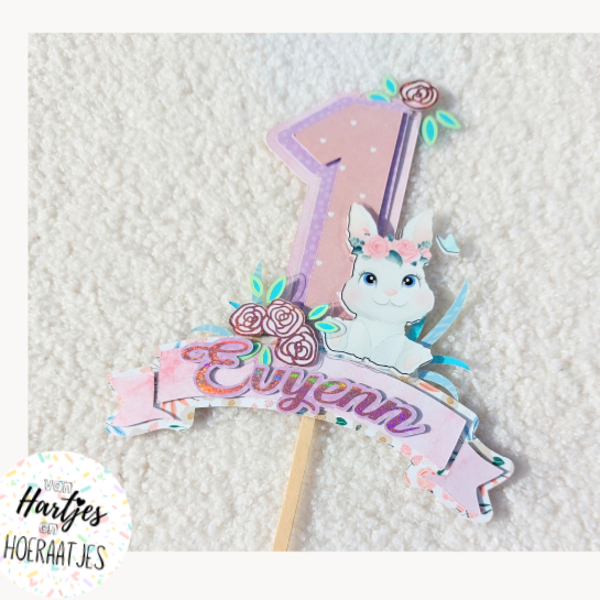 Taarttopper Bunny Birthday