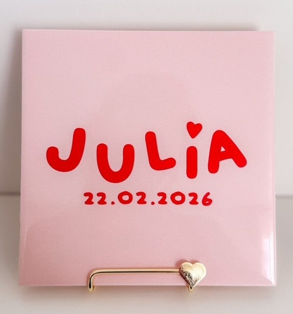 Tegel met tegelhouder