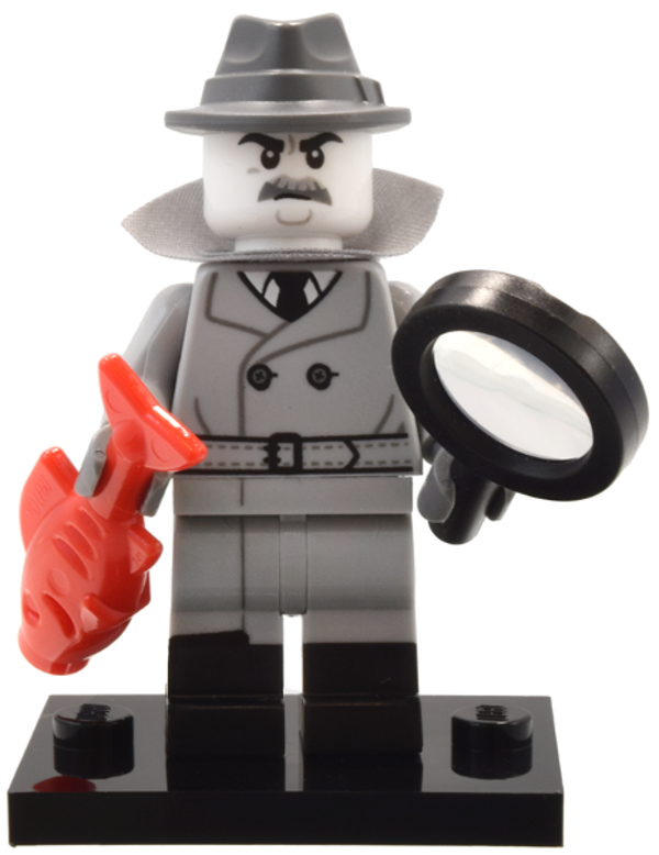 LEGO Minifiguur 71045 Film Noir Detective, Series 25 (col25-1)