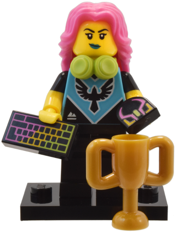 LEGO Minifiguur 71045 E-Sports Gamer, Series 25 (col25-2)