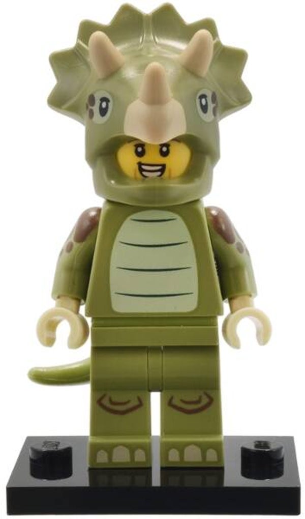 LEGO Minifiguur 71045 Triceratops Costume Fan, Series 25 (col25-8)