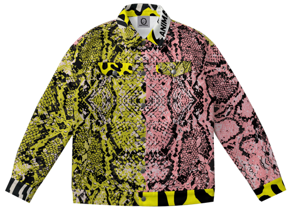 Official Wear 'All Animal' Polyester Collared Jacket