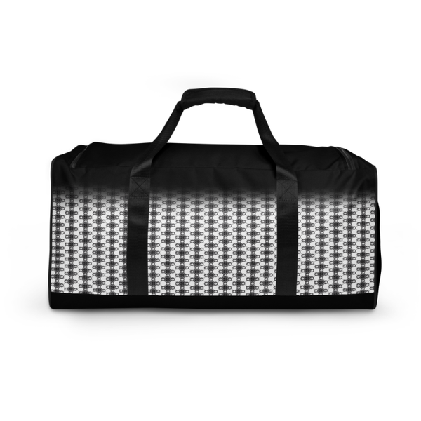 Official Wear 'Black & White OW pattern'' Duffle Bag