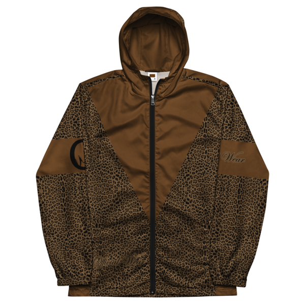 Official Wear 'Brown Cheetah Print' Windbreaker