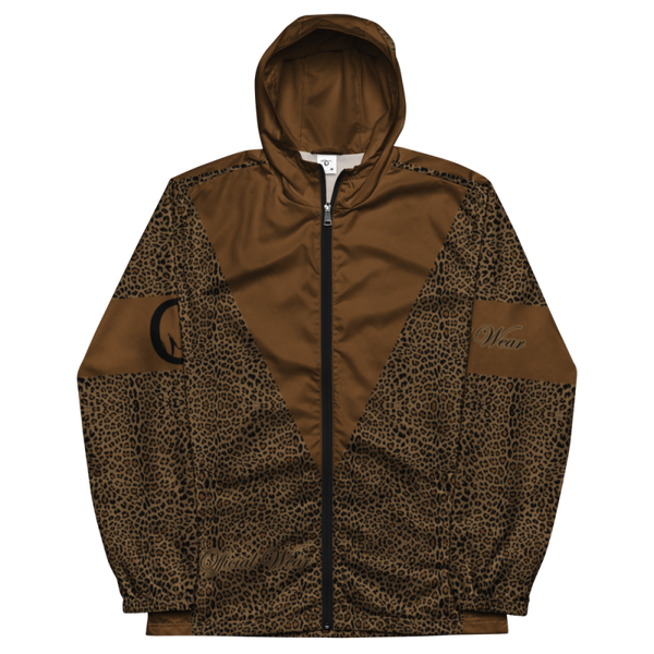 Official Wear 'Brown Cheetah Print' Windbreaker