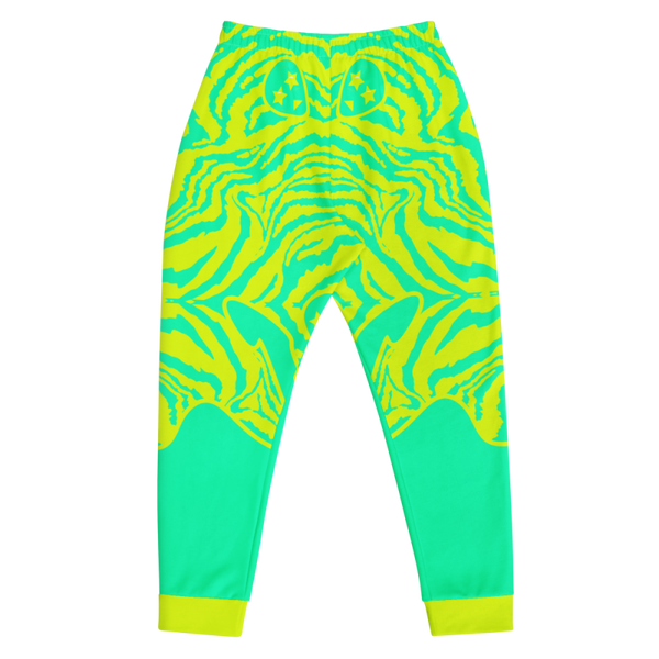 Official Wear 'Green and Yellow Abstract' Jogger