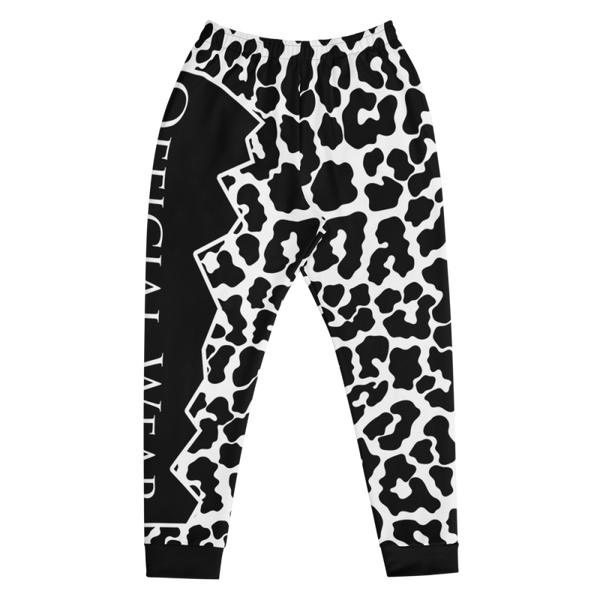 Official Wear 'Black & White Leopard' Joggers