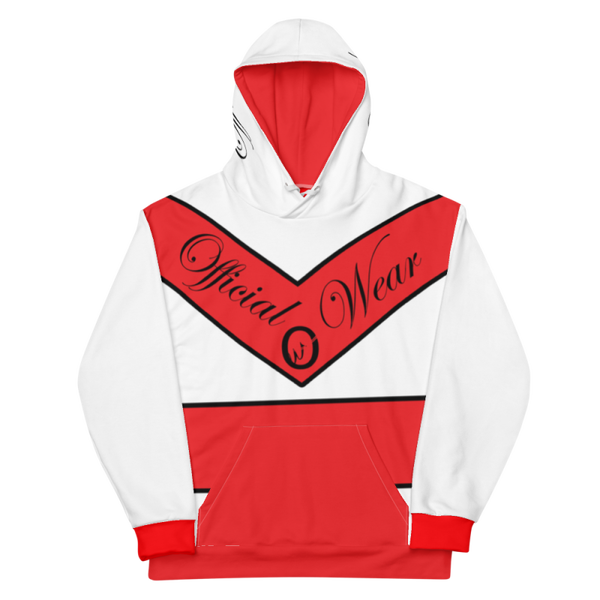 Official Wear 'Red & White Official Wear' Hoodie
