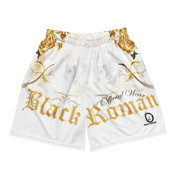 Official Wear 'Black Roman' Mesh Shorts