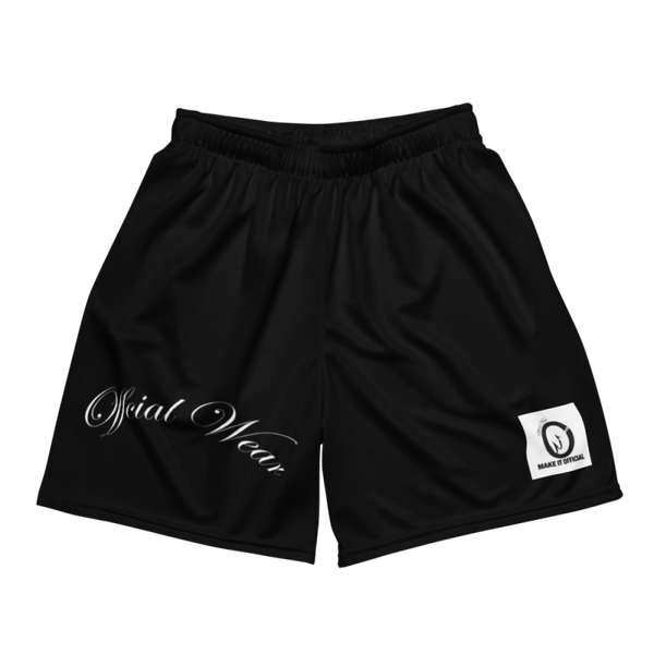 Official Wear 'Plain Jane' Unisex Mesh Shorts